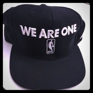 Black NBA hat “we are one”